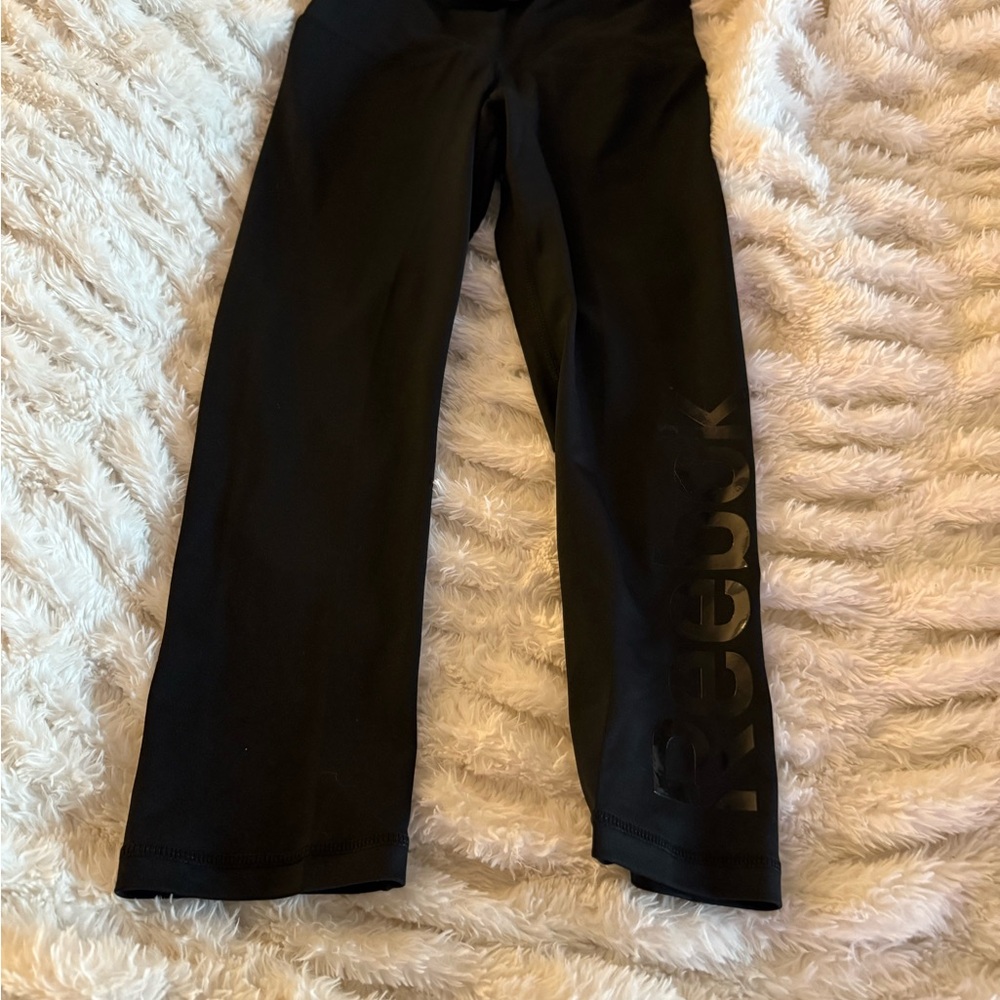 Reebok Women's Capris - Set of 4 1-Mint, 1-Silver, 1-Black and 1 black short. - Picture 9 of 14